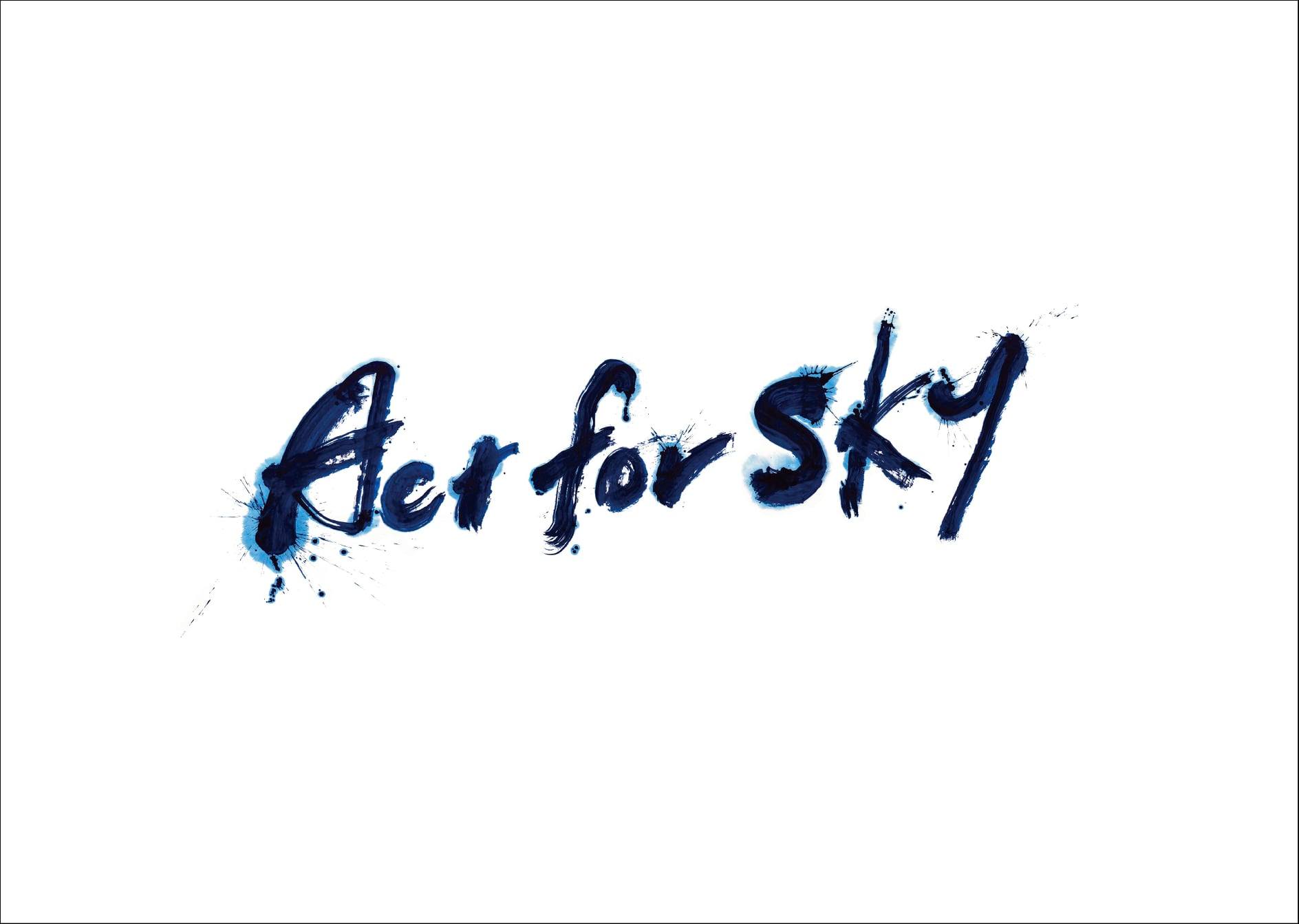【 ACT FOR SKY 】日揮ホールディングス様   の有志団体の題字をデザインさせていただきました。デザイン 題字 書道家 山口芳水  【 羽田空港 】にて3月2日のリリースです。