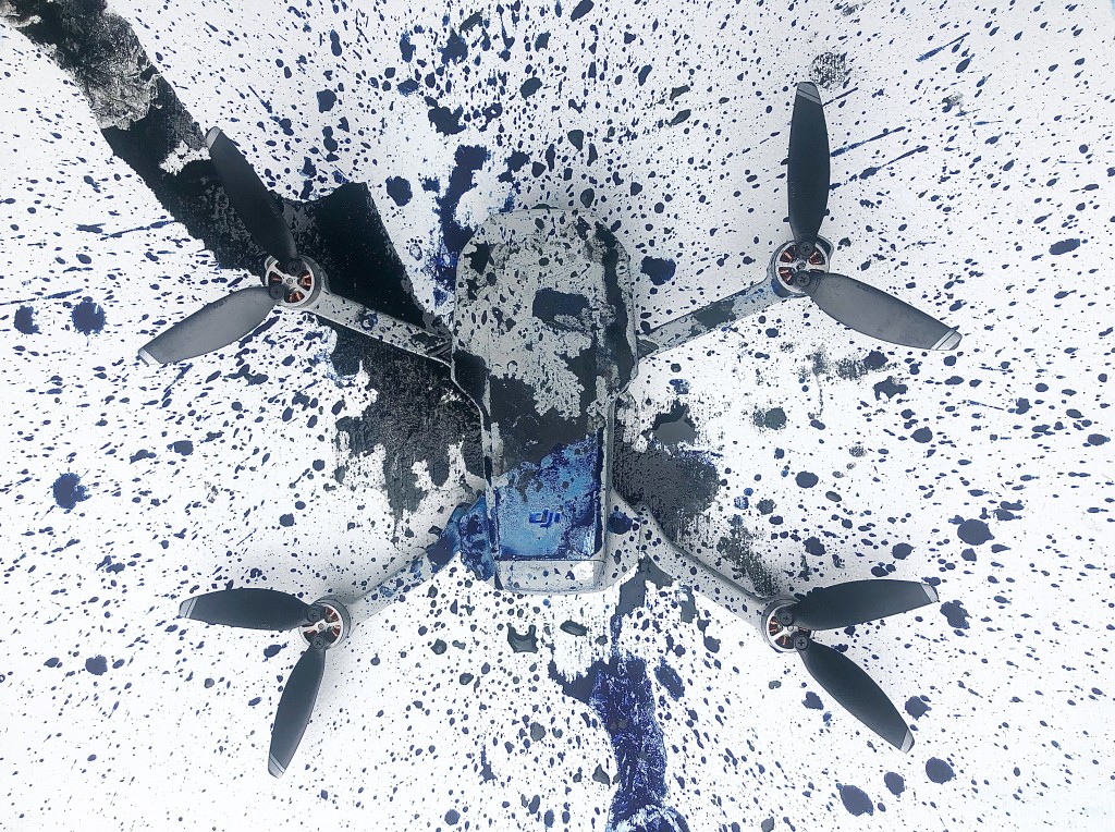 墨 drone ドローンで描く 書道家 art アート